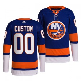 New York Islanders Trikot Custom Adidas Royal Authentic - Herren